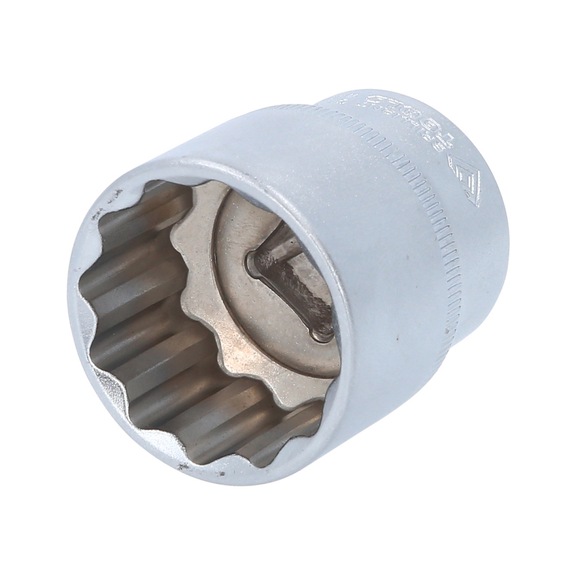 1/2 inch twelve-point socket, 32 mm - 1/2 inch 12-point socket