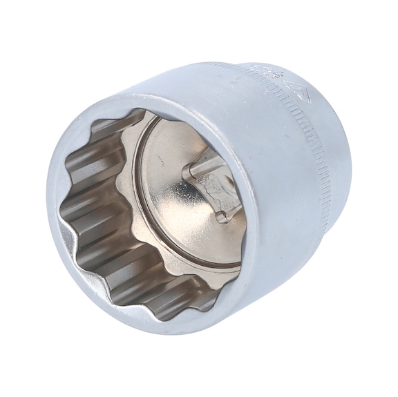 1/2 inch twelve-point socket, 36 mm - 1/2 inch 12-point socket