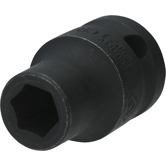 1/2 inch hex power socket 10 mm, short - 1/2 inch power bit socket