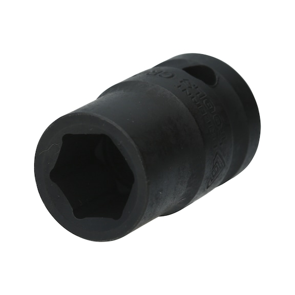1/2 inch hex power socket 14 mm, short - 1/2 inch power bit socket