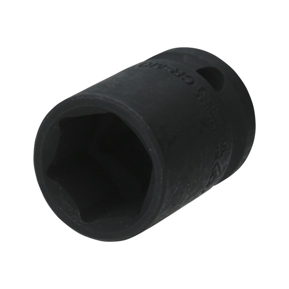 1/2 inch hex power socket 19 mm, short - 1/2 inch power bit socket
