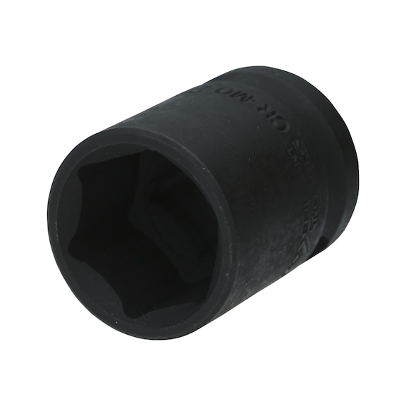 1/2 inch hex power socket 21 mm, short - 1/2 inch power bit socket