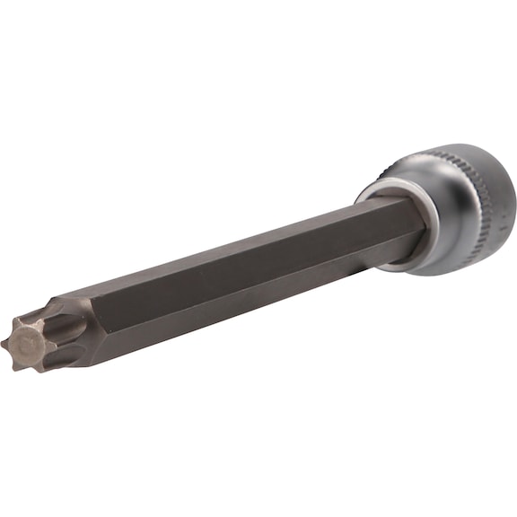 1/2 inch TX socket, 200 mm long, T50 - 1/2 inch TX bits