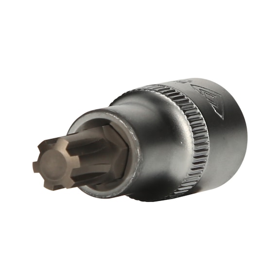 1/2 inch RIBE socket bit, 55 mm long, M10 - 1/2 inch RIBE bit socket