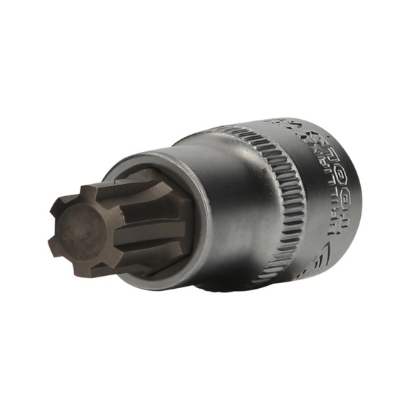 1/2 inch RIBE socket bit, 55 mm long, M12 - 1/2 inch RIBE bit socket