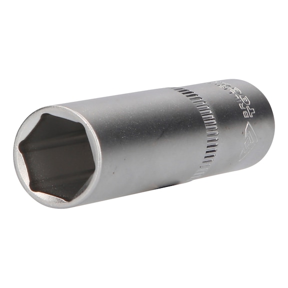 1/2 inch hex socket, long version, 16 mm - 1/2 inch hex socket