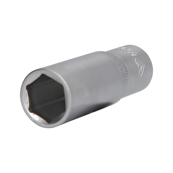 1/2 inch hex socket, long version, 18 mm - 1/2 inch hex socket