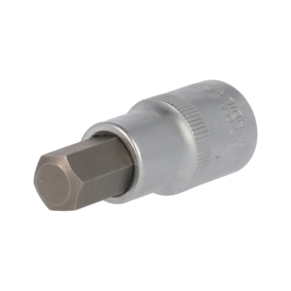 1/2 inch hexagon socket bit socket, 55 mm long, 12 mm - 1/2 inch hexagon socket bit socket