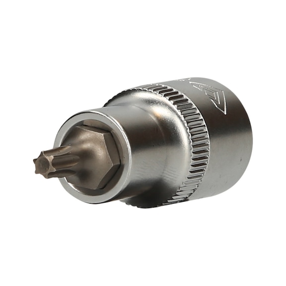 1/2 inch TX socket, 55 mm long, T27 - 1/2 inch TX bits