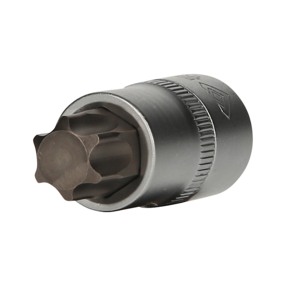 1/2 inch TX socket, 55 mm long, T70 - 1/2 inch TX bits