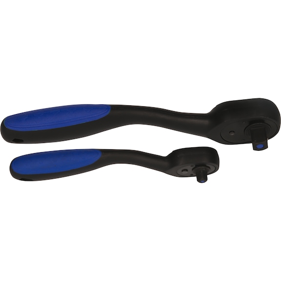 KS TOOLS Umschaltknarren-Satz, 2-teilig, 1/4 Zoll, 1/2 Zoll - Umschalter