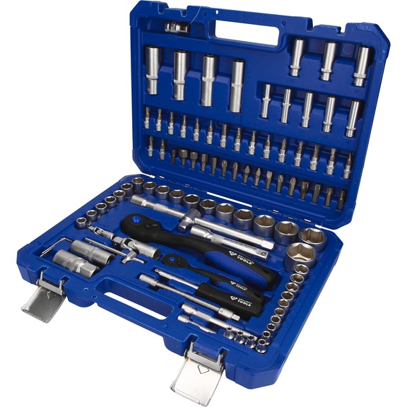 Socket wrench set, 94 pieces, 1/4 inch, 1/2 inch - Other socket wrenches
