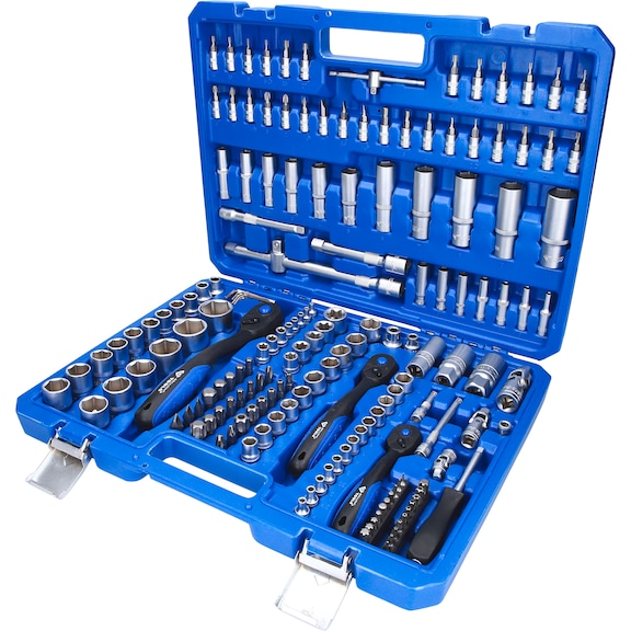 Socket wrench set, 172 pieces, 1/4 inch, 3/8 inch, 1/2 inch - Other socket wrenches