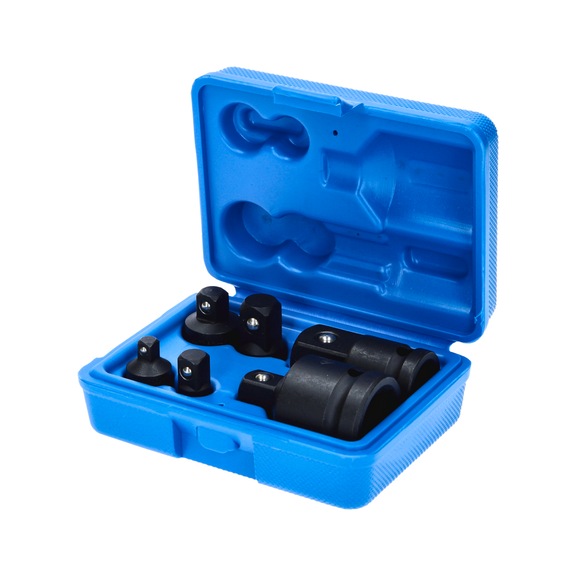 Power adapter set, 6-piece, 1/4 inch, 3/8 inch, 1/2 inch, 3/4 inch - Socket tool (other)