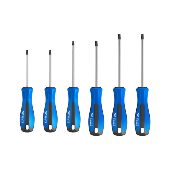 Screwdriver set, 6-piece, TX - Screwdriver set