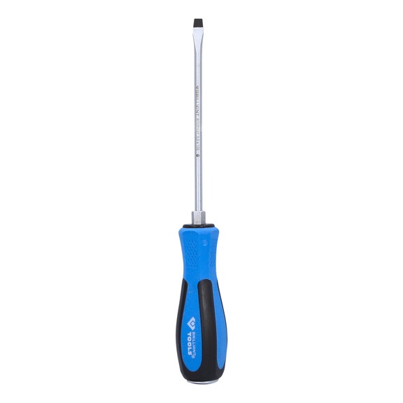 Slotted screwdriver with impact cap, 5.5 x 125 mm - Slotted screwdriver with impact cap