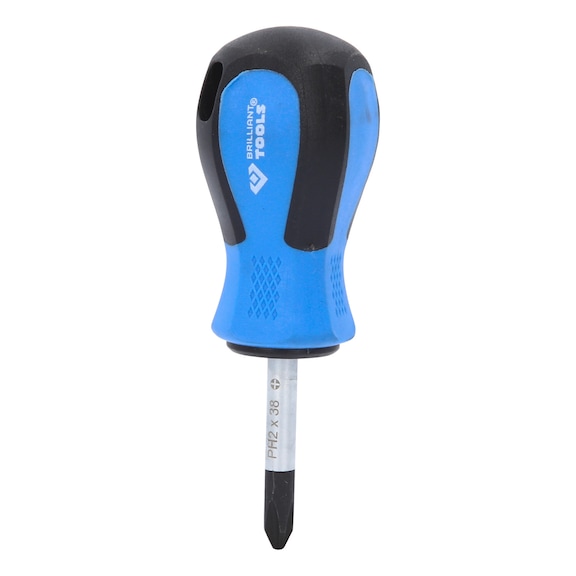 Screwdriver, PH Phillips, PH2 x 38 mm, short form - PH screwdriver