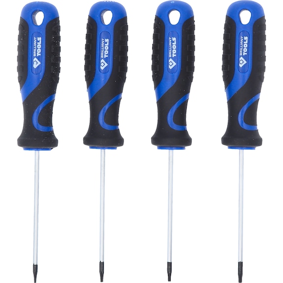 Screwdriver set, 4-piece, TX profile - Screwdriver set