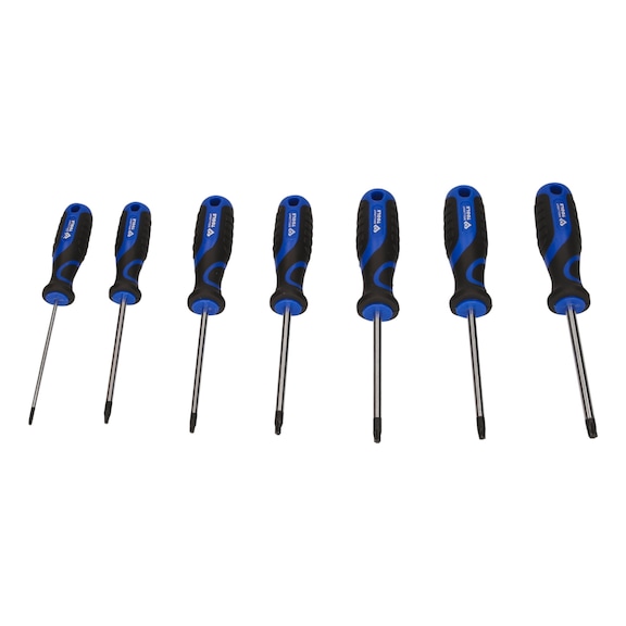 Screwdriver set, 7-piece, TX profile - Screwdriver set
