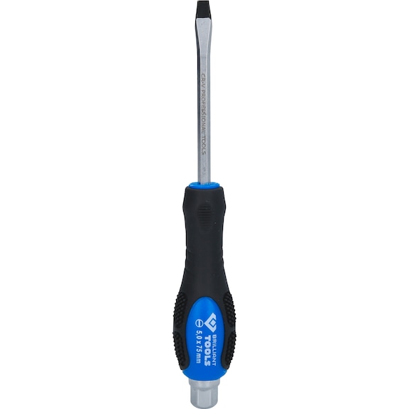 KS TOOLS Slotted screwdriver with impact cap