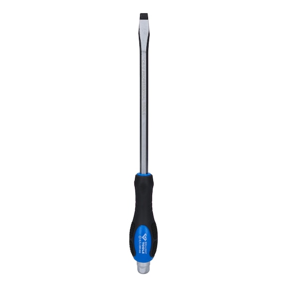 Slotted screwdriver with impact cap, 9.5 mm - Slotted screwdriver with impact cap