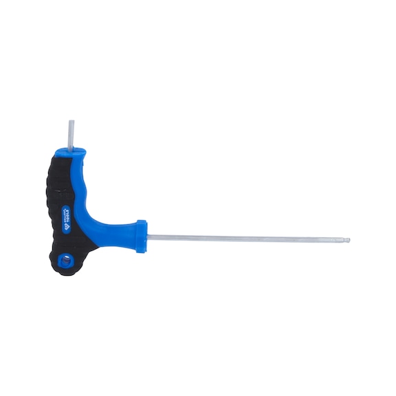 T-handle ball-end hexagon socket angle pin wrench 2.5 x 100 mm - T-handle ball-end hexagon socket angle pin wrench