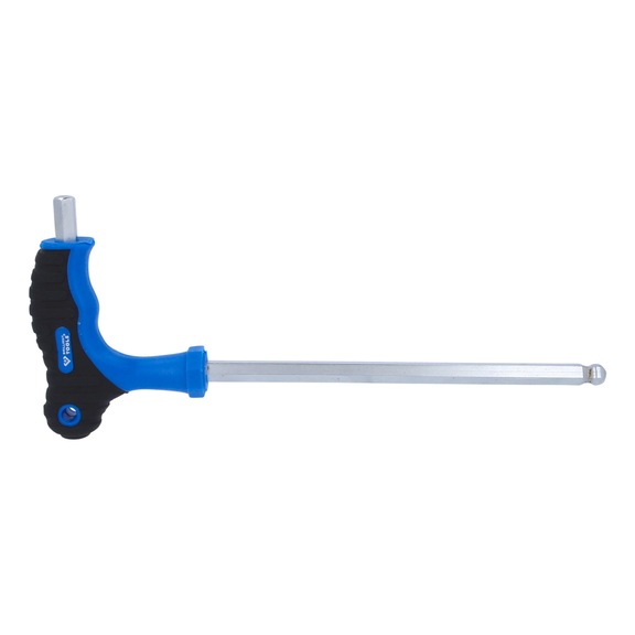 T-handle ball-end hexagon socket angle pin wrench 10.0 x 200 mm - T-handle ball-end hexagon socket angle pin wrench