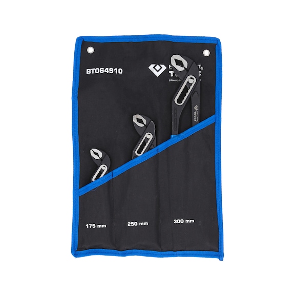 Water pump pliers set, 3-piece, 7 inches, 10 inches, 12 inches - Pliers set