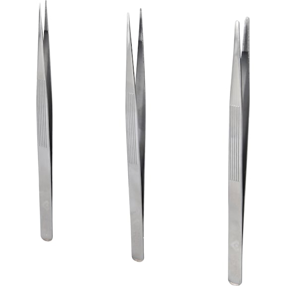 KS TOOLS Tweezers set, 3-piece - Other pliers