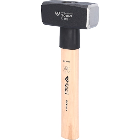 Mallet with hickory handle, 1250 g - Mallet with hickory handle
