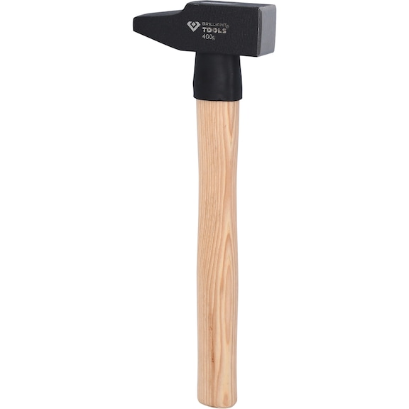 KS TOOLS Locksmith's hammer with hickory handle, 400 g, French shape - Sledgehammer
