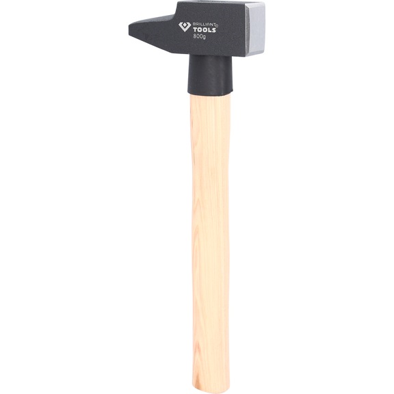 Locksmith's hammer with hickory handle, 800 g, French shape - Sledgehammer
