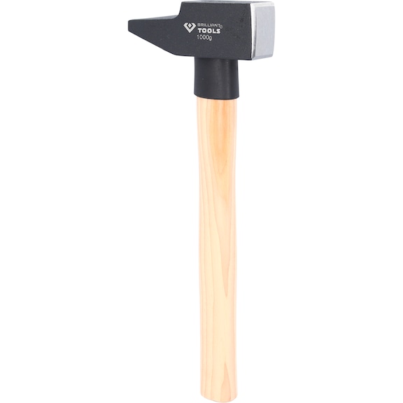 Locksmith's hammer with hickory handle, 1000 g, French shape - Sledgehammer
