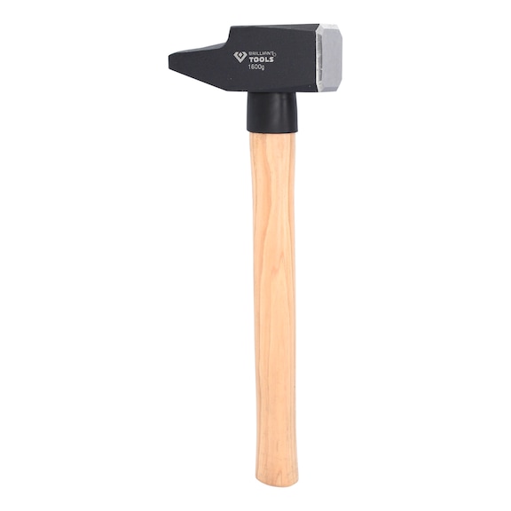 Locksmith's hammer with hickory handle, 1600 g, French shape - Sledgehammer