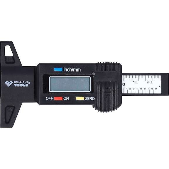 Digital depth gauge, 0 - 25 mm - Digital caliper