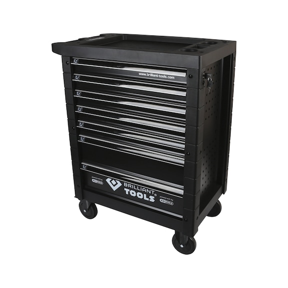 Workshop trolley with 7 drawers, empty - BRILLIANT TOOLS Tool trolley