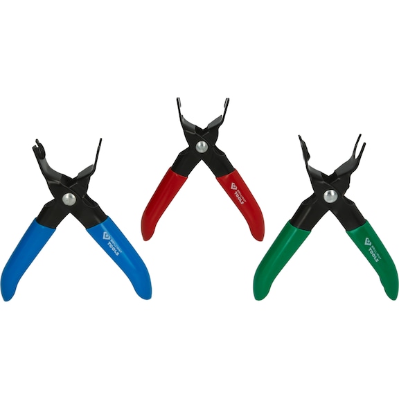 Fuel line release pliers set, 3-piece - Pliers set