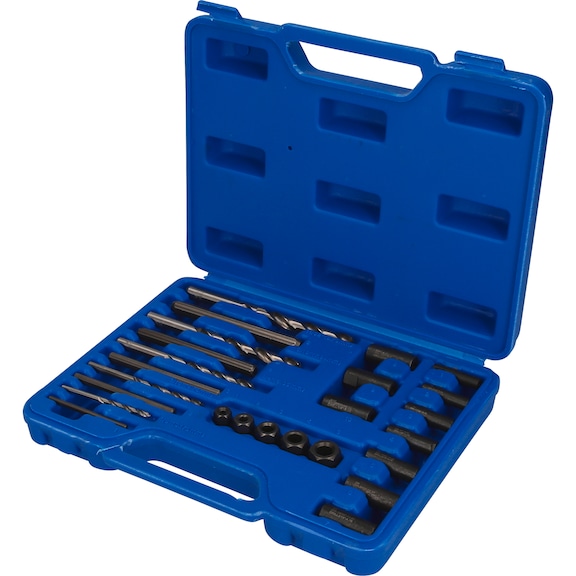 HSS screw extractor set, 25-piece - Cylinder head (automotive, assembly, other)
