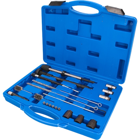 Injector seat and shaft cleaning set, 21 pieces - Motor vehicle (other parts, miscellaneous)