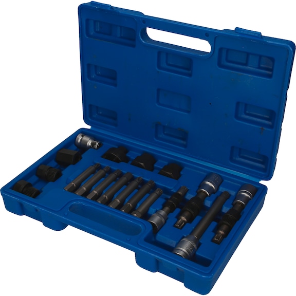 Alternator bit and socket wrench set, 18 pieces - Other socket wrenches