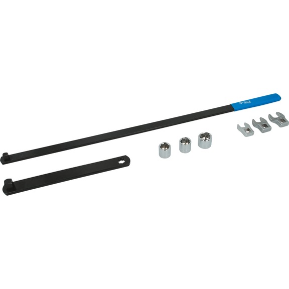 V-belt and tensioner pulley wrench set, 8-piece - Special tools for motor vehicles