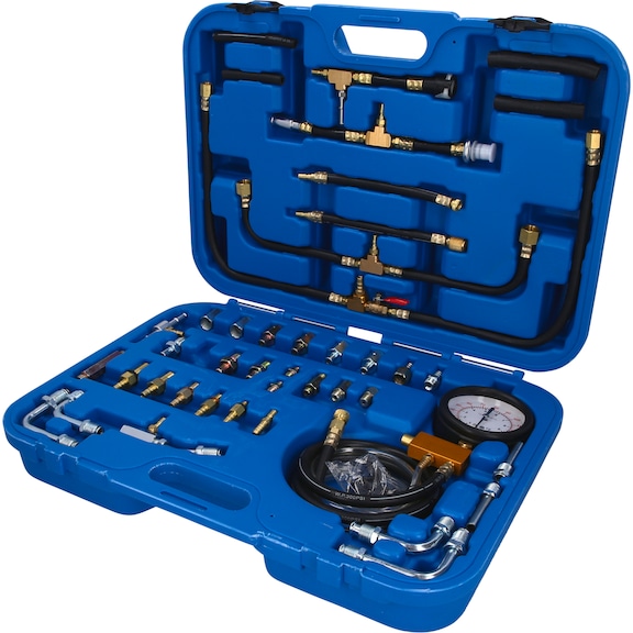 Petrol pressure tester set, 0 - 10 bar, 44 pieces - Cylinder head (automotive, assembly, other)