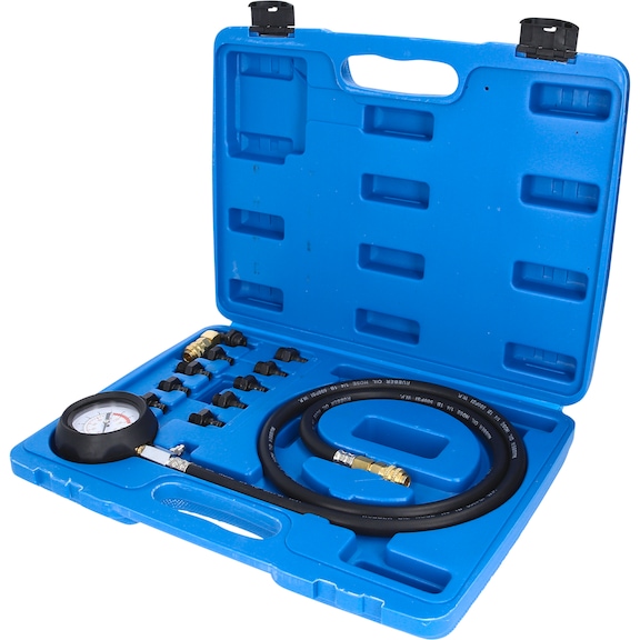 Oil pressure tester set, 12 pieces - Cylinder head (automotive, assembly, other)