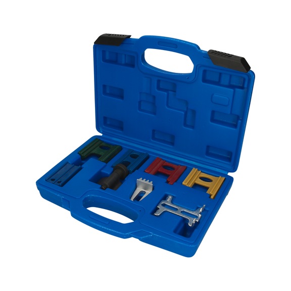 KS TOOLS Nockenwellen-Arretierwerkzeug-Satz f&uuml;r VAG, Ford, Opel, Saab - Nockenwellen