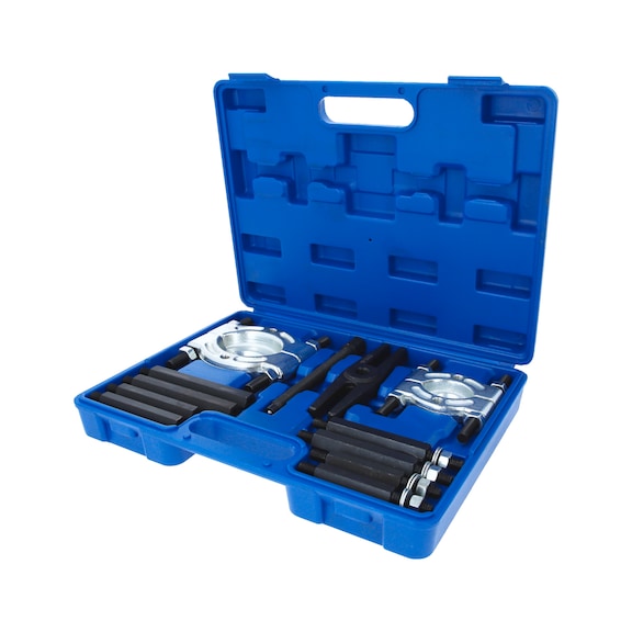 Puller set for ball bearings with separating knife, 12-piece - Ball bearing puller