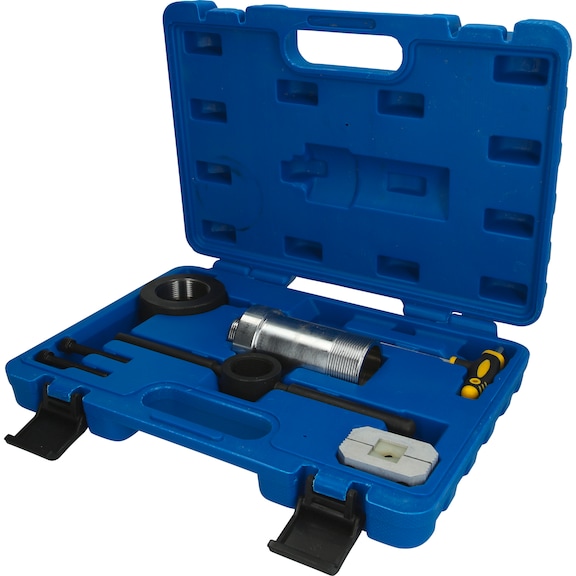 Assembly tool for shock absorbers with tension stop spring, 8-piece - Assembly tool (standard part, toolmaking)