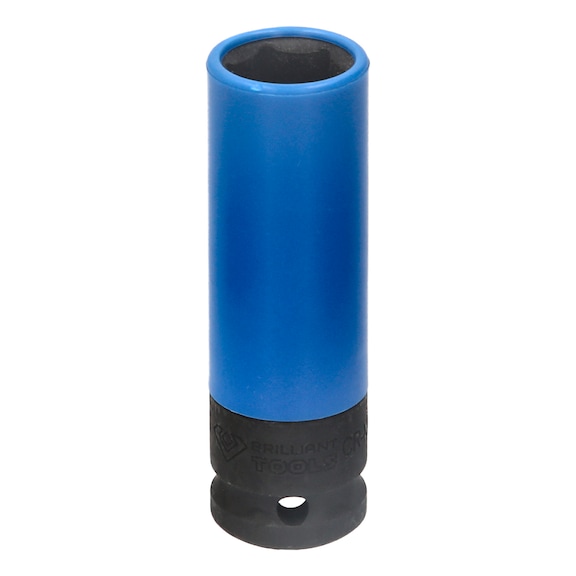 KS TOOLS 1/2 inch aluminium rim power socket, 17 mm - 1/2 inch aluminium rim power socket
