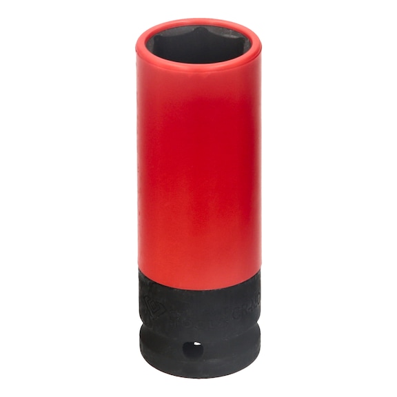 1/2 inch aluminium rim power socket, 21 mm - 1/2 inch aluminium rim power socket