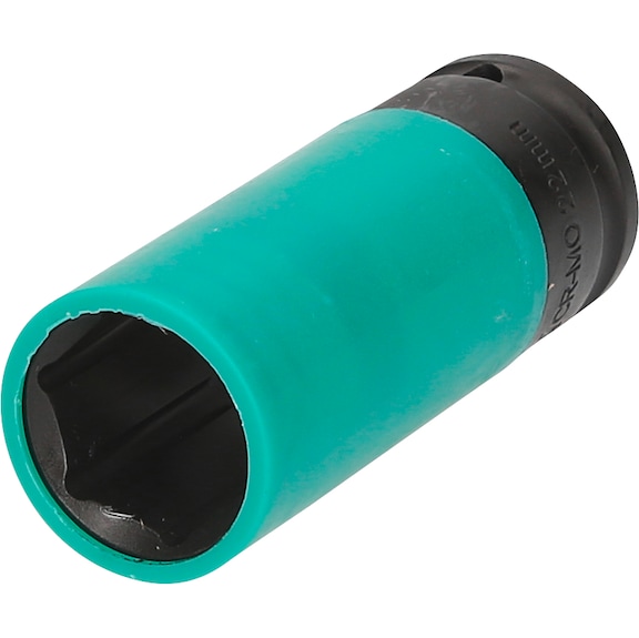 1/2 inch aluminium rim power socket, 22 mm - 1/2 inch aluminium rim power socket