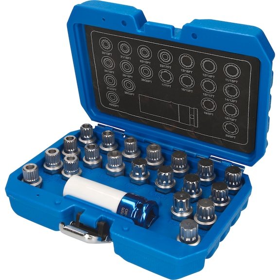 KS TOOLS Wheel lock set for BMW, 21 pieces - Steering wheel (automotive, other)